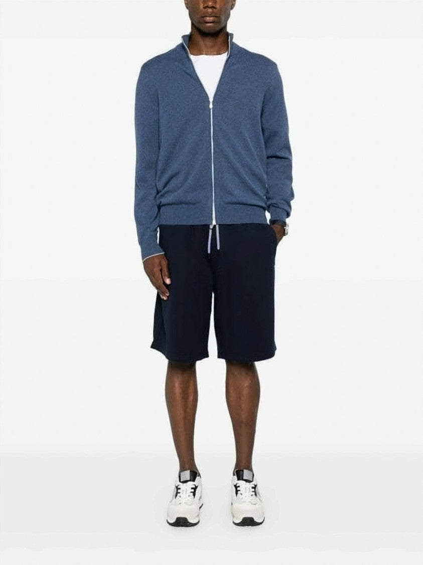 Brunello Cucinelli Relaxed-Fit Shorts With Drawstring Waistband And Textured Finish