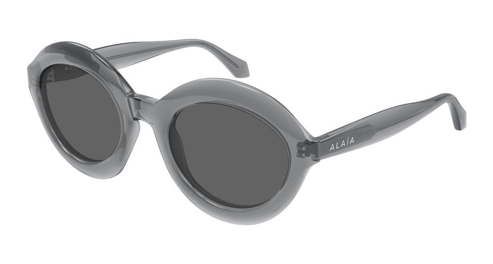 Azzedine Alaïa Grey Aa0088s Round Acetate Sunglasses
