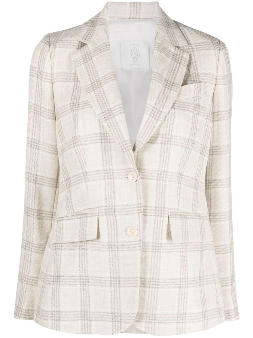 Eleventy Single Breasted Long Jacket