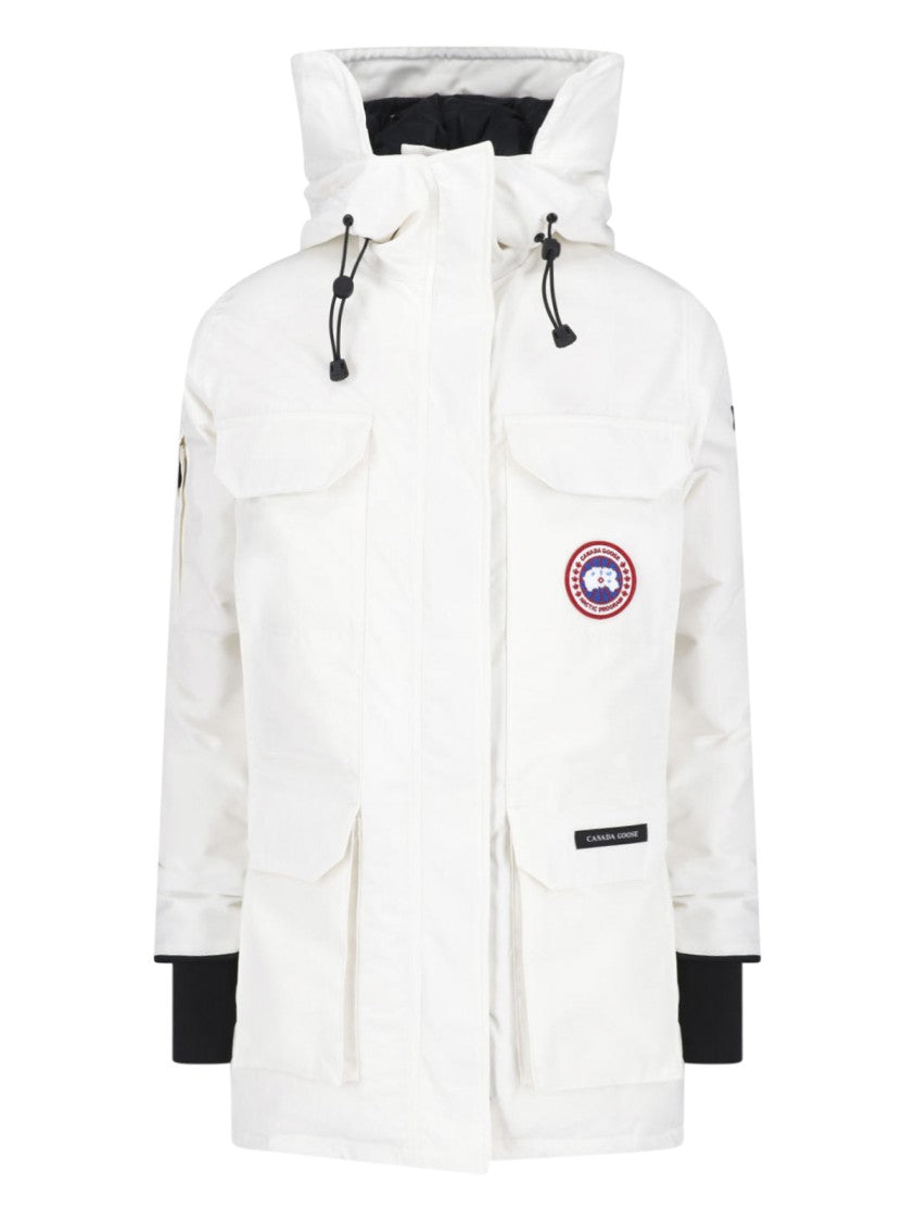 Canada Goose White Expedition Arctic Tech Waterproof Parka