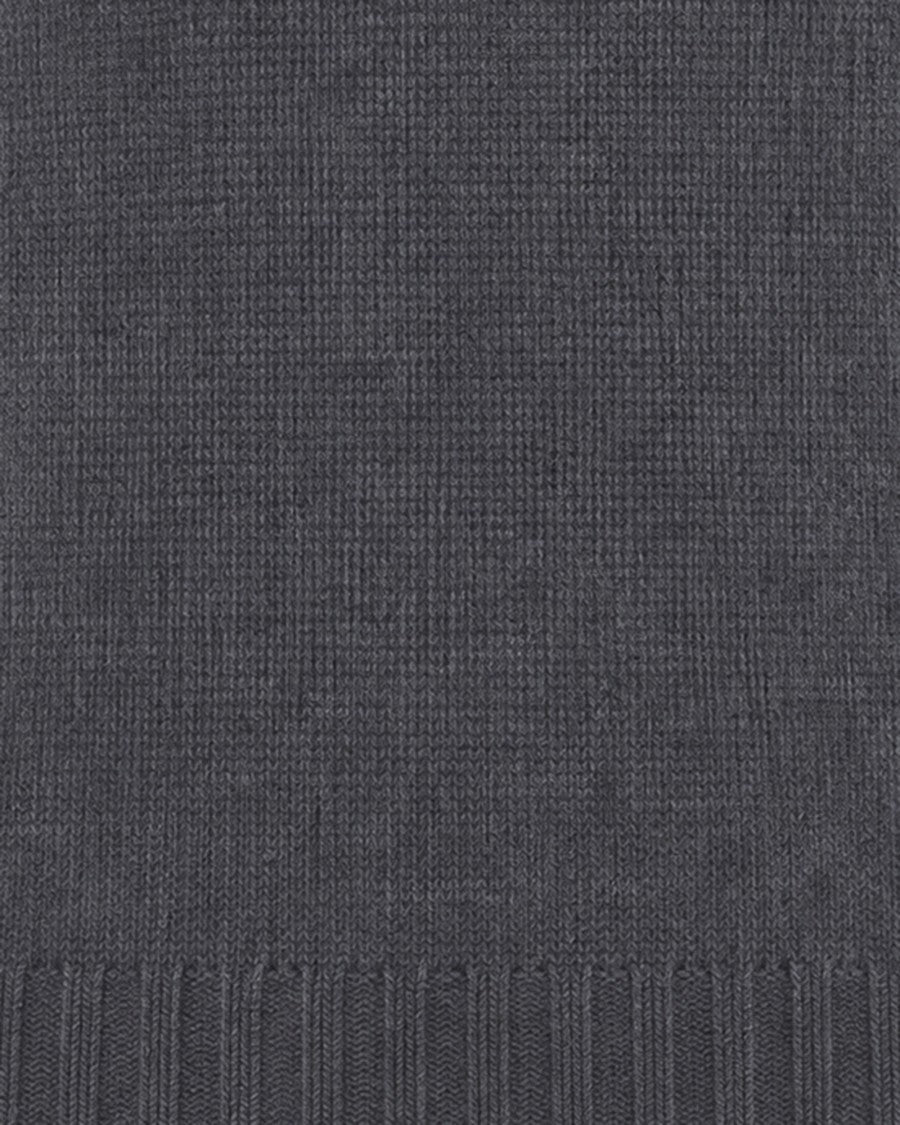 Fabiana Filippi Grey Cashmere Turtleneck Sweater