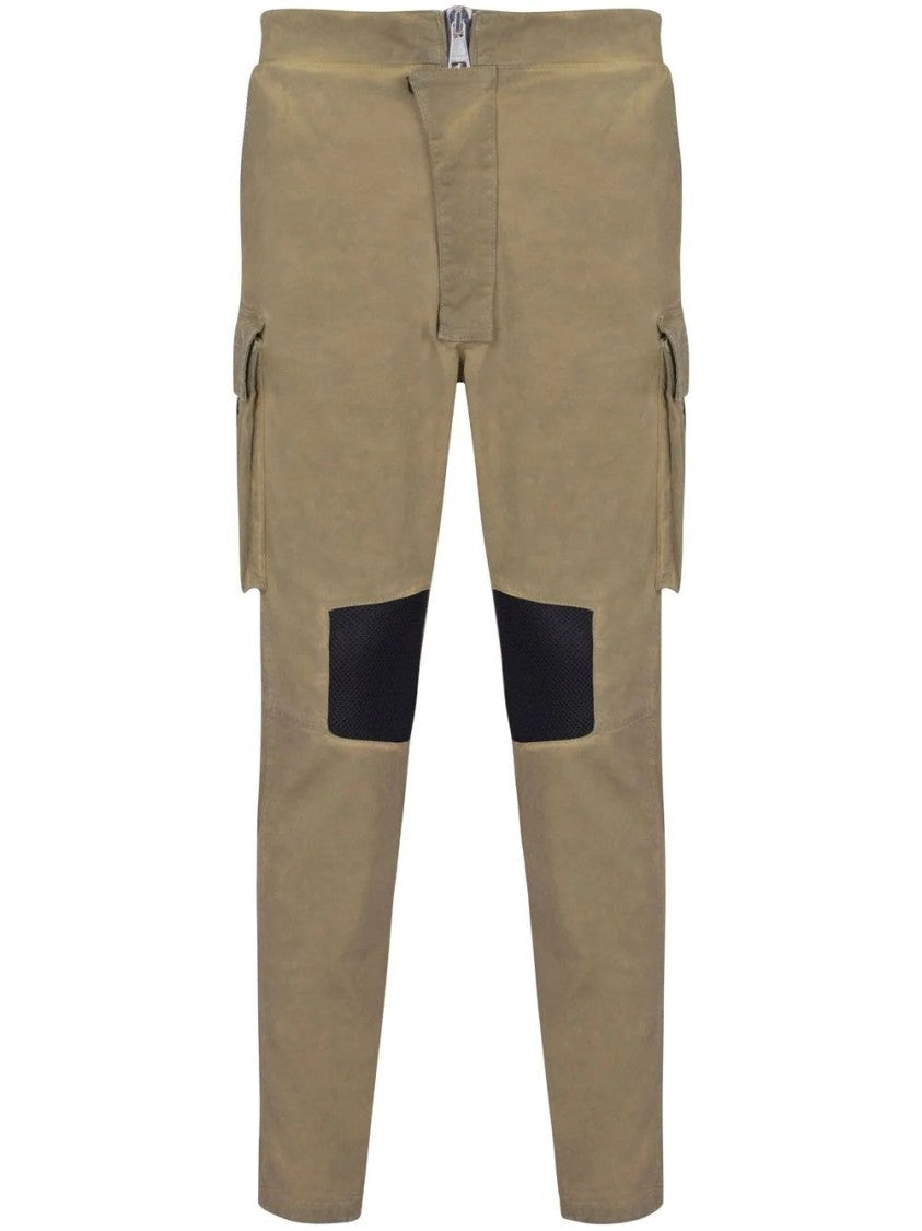 Balmain Cargo Tapered Pants With Contrasting Panel Details