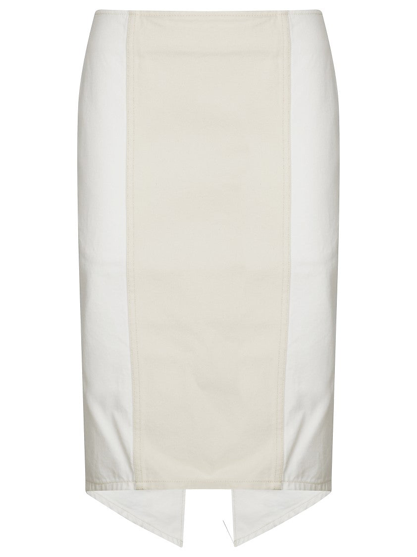 J. W. Anderson Layered Midi Skirt With Unique Split Detail
