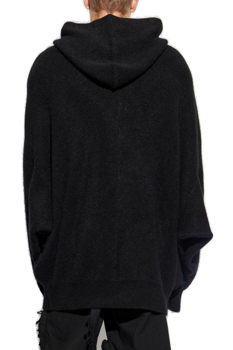 Rick Owens Hun Hoodie – Black