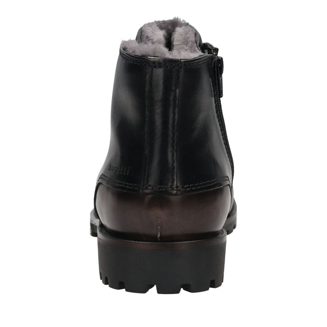 Bugatti Black Paule Rugged Leather Boots