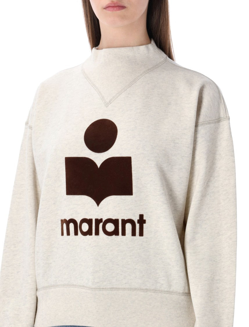 Isabel Marant Étoile Moby Cotton Sweatshirt Ecru