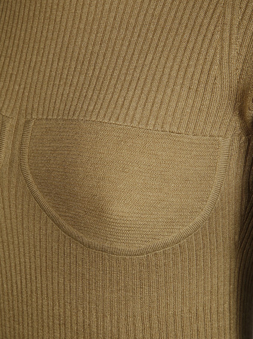 Max Mara Europe Dress Ribbed Cape