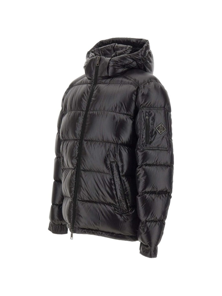 Herno Quilted Padded Hooded Puffer Down Jacket