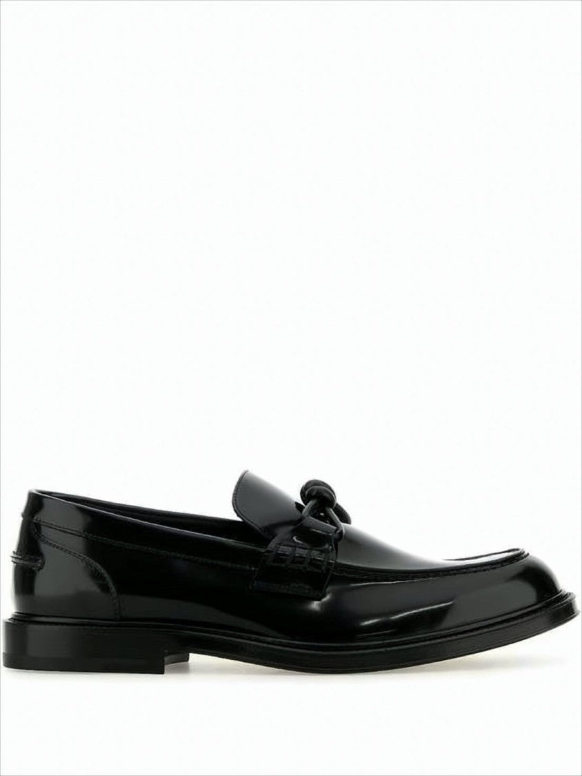 Bottega Veneta Polished Leather Loafers