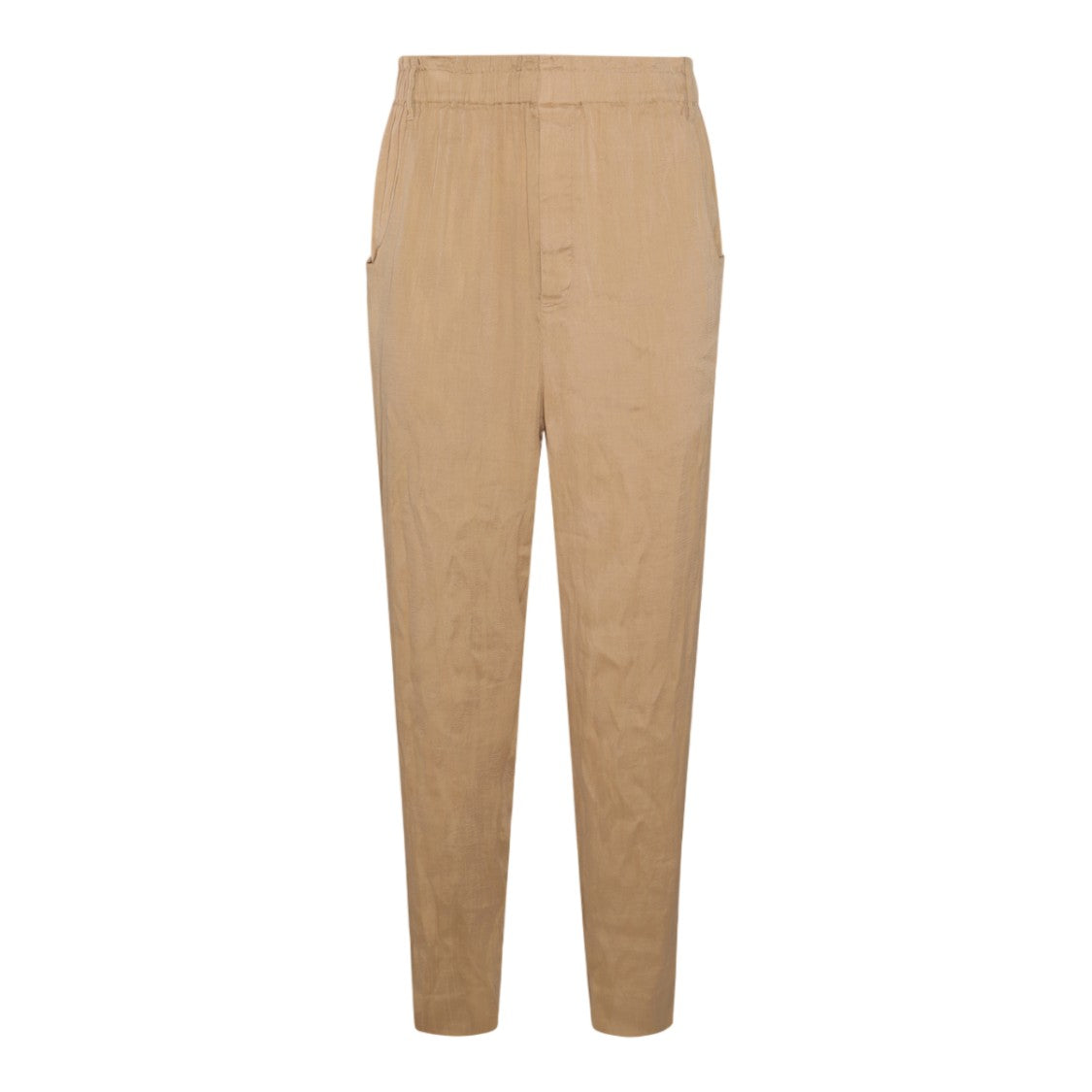 Saint Laurent Slim-Fit Trousers With Minimal Detailing And Side Pockets