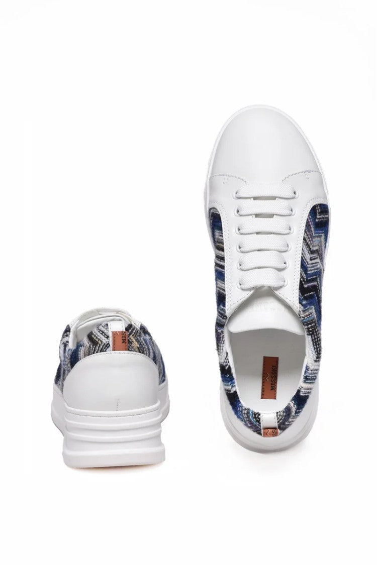 Missoni Alex Sneakers Fabric/Suede - White
