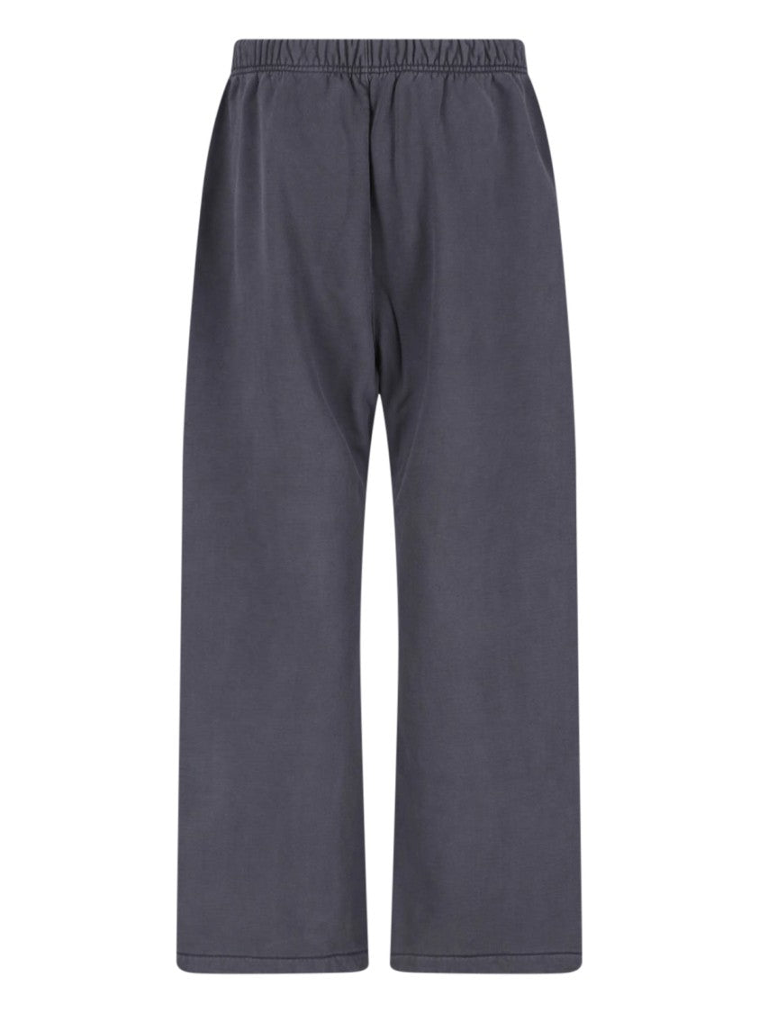 Fear Of God Essentials Beige Wide-Leg Drawstring Cotton Trousers