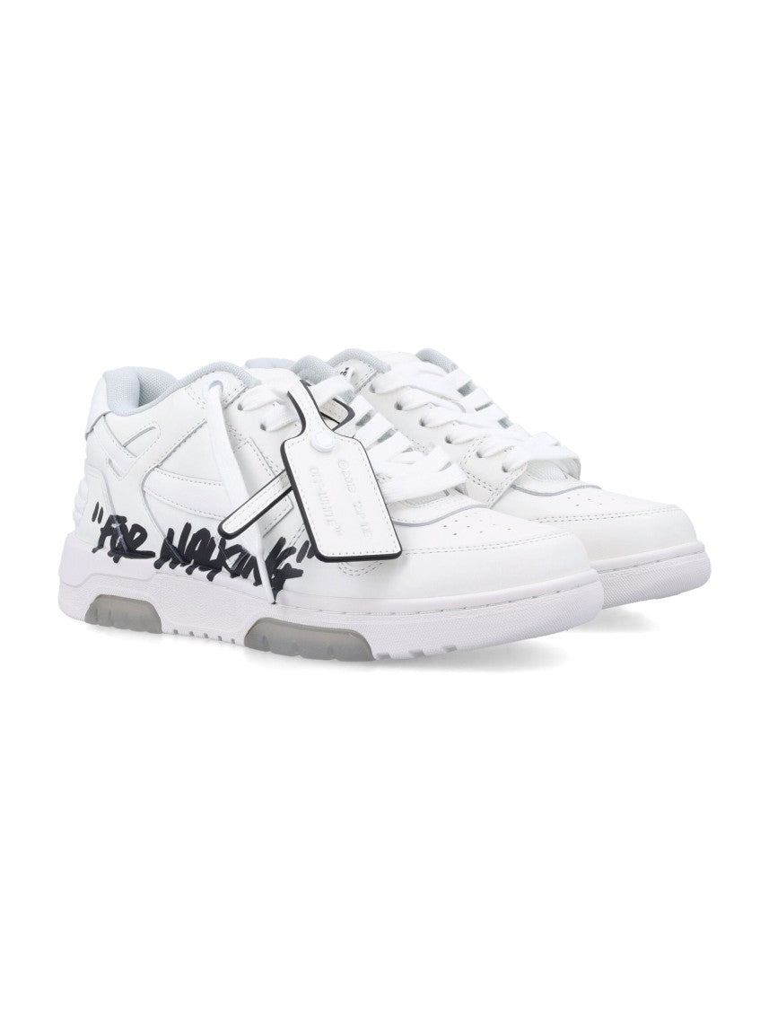 Off-White White Out Of Office For Walking Leather Sneakers