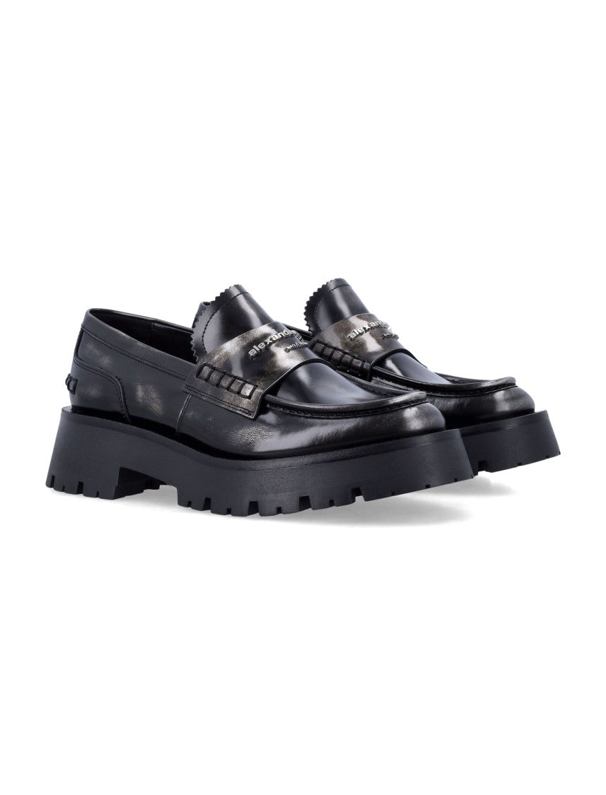 Alexander Wang Two-Tone Leather Loafers