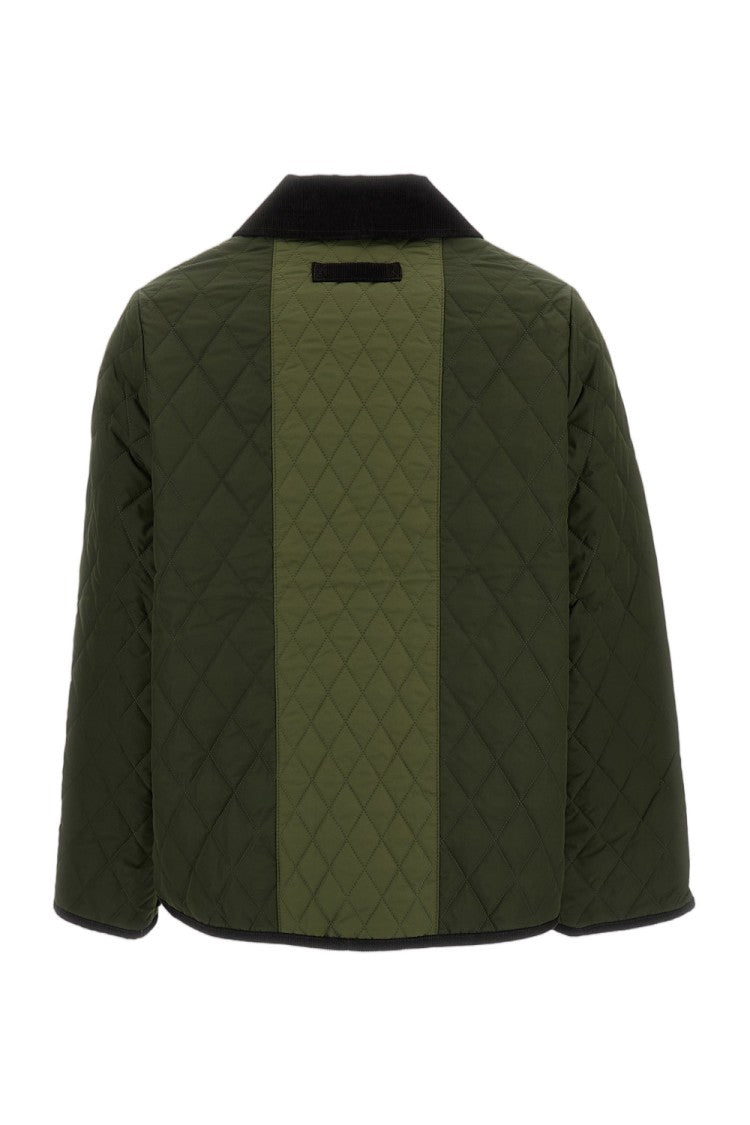 Barbour Green Ainsdale Patchwork Quilted Jacket