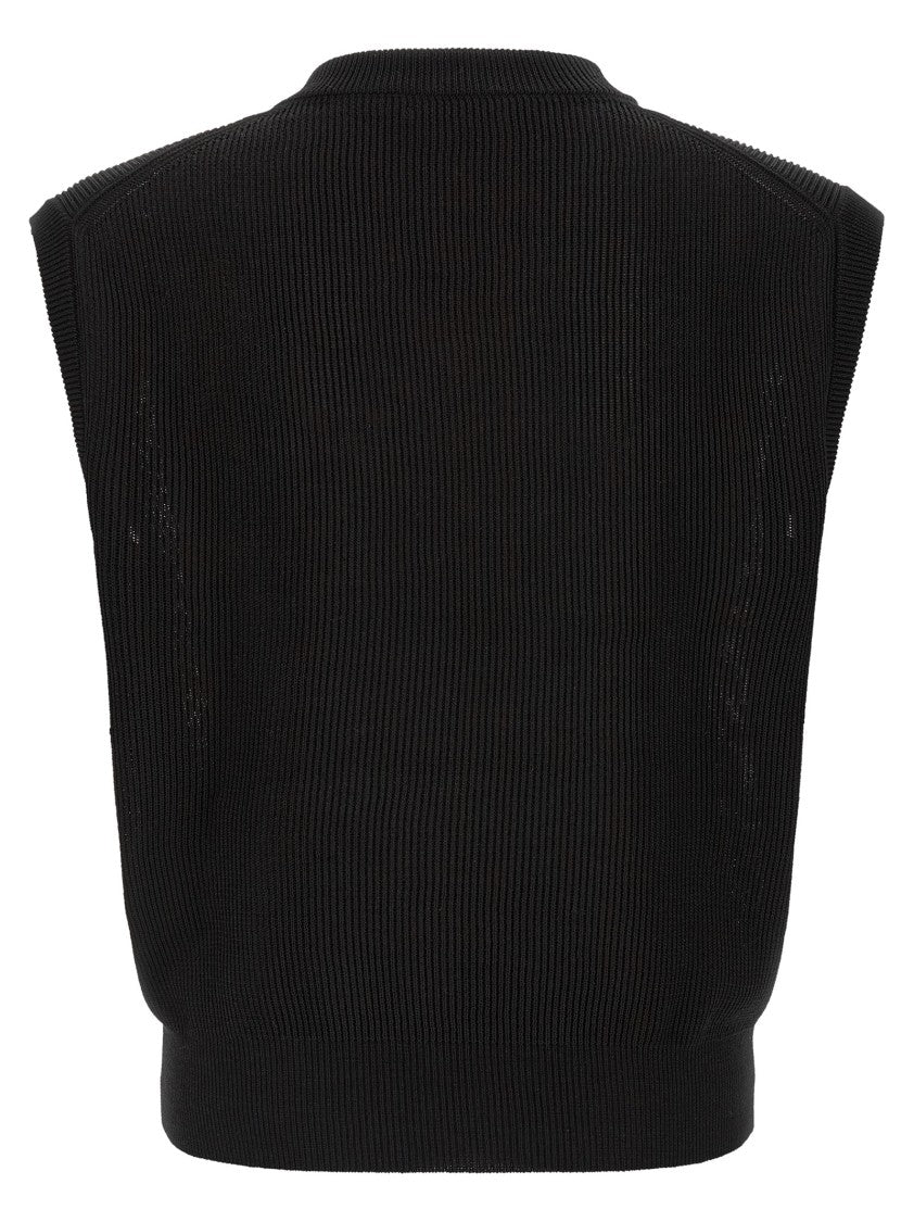 Auralee Ribbed Knit Vest