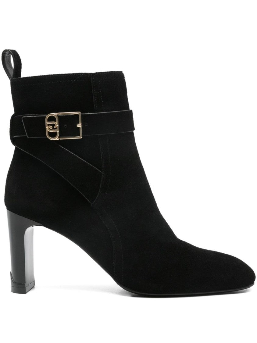 Liu Jo Sophisticated Black Ankle Boots With Pointed Toe