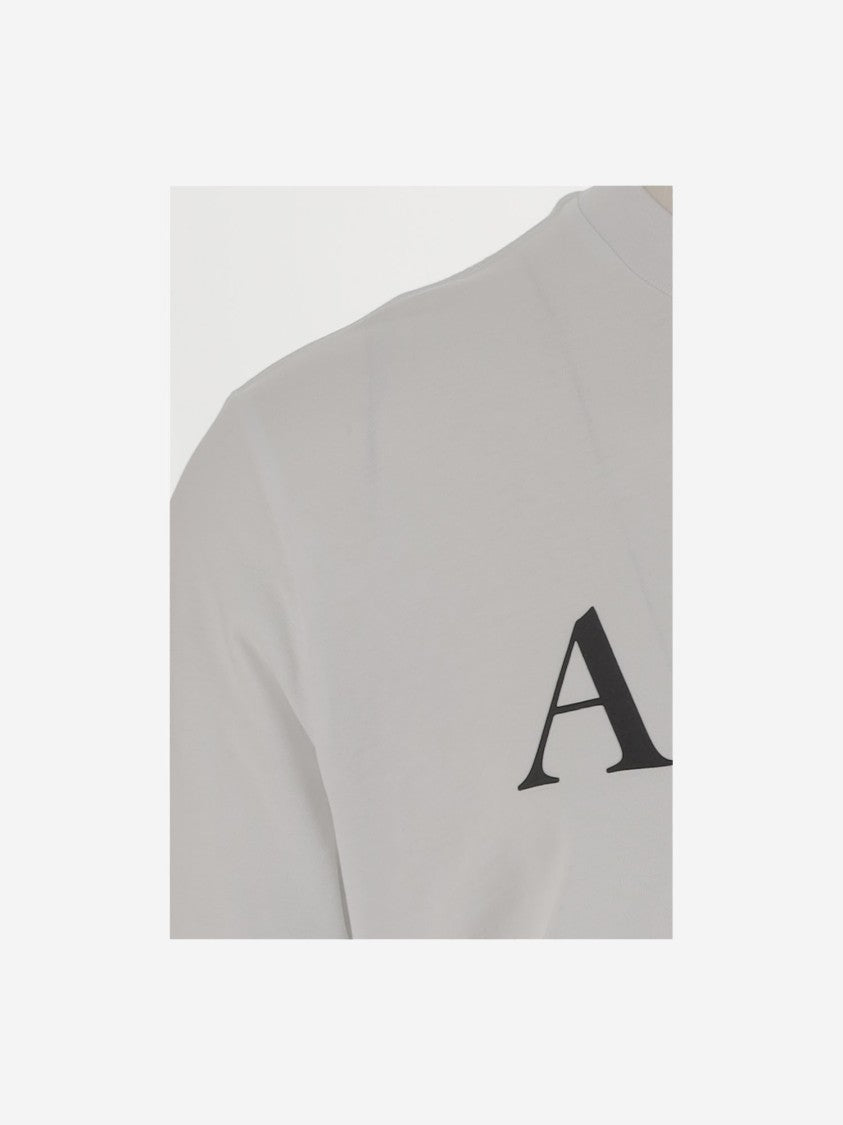 Amiri Cotton Crew Neck T-Shirt With Contrasting Logo Detail