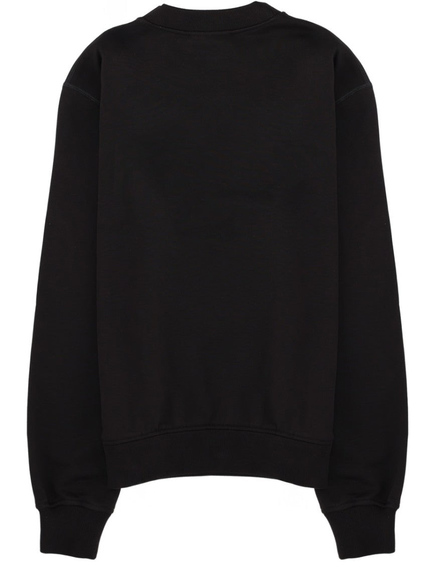 Dolce & Gabbana Classic Cotton Logo Patch Sweatshirt