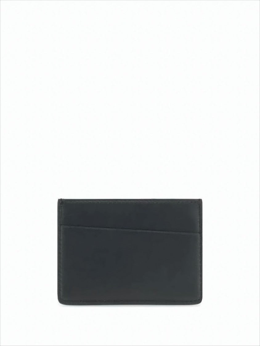 Maison Margiela Rectangular Leather Wallet With Embossed Logo