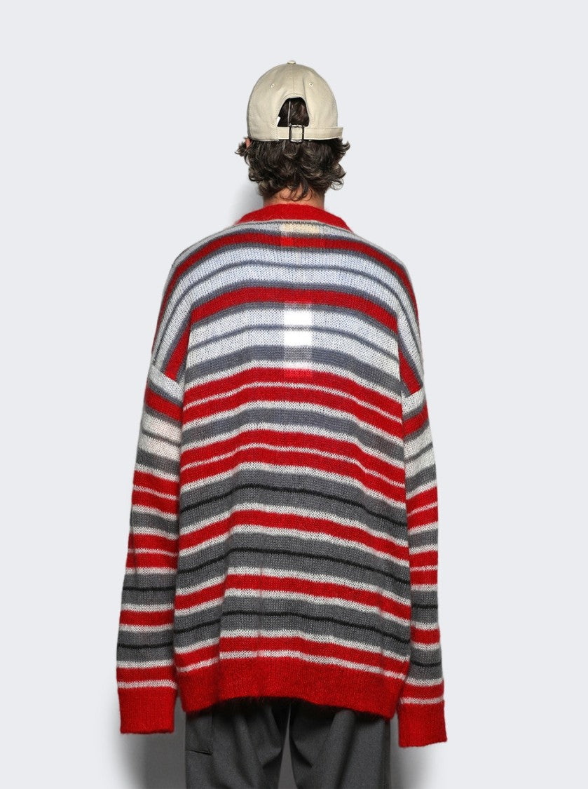 Marni Cardigan Red And Grey