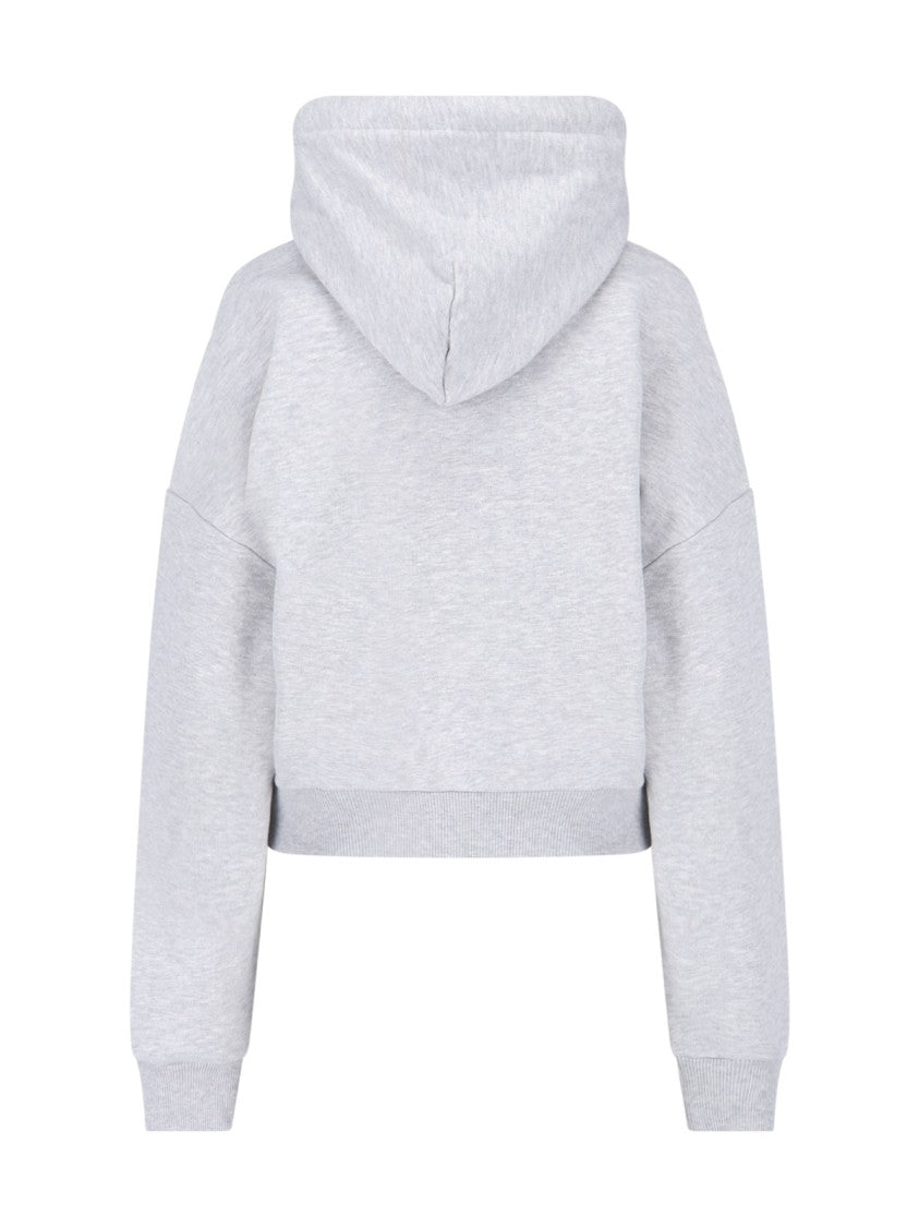 Vivienne Westwood Grey Ashton Crew Neck Knit Hooded Sweatshirt