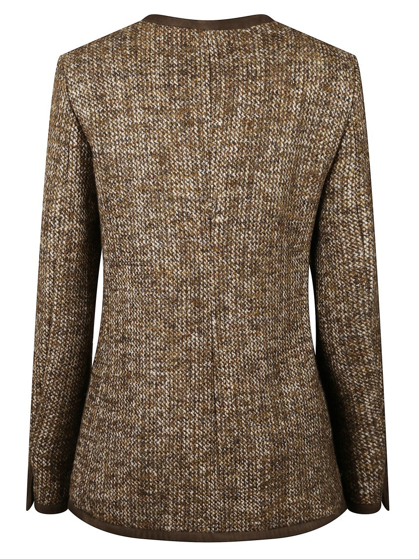 Golden Goose Long Boxy Jacket W Patch Pockets