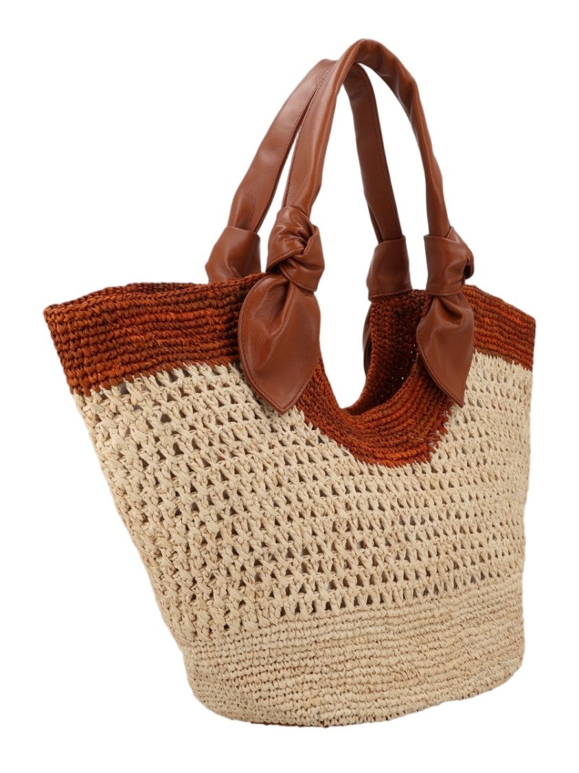 Hereu Fonol Woven Raffia Tote Bag
