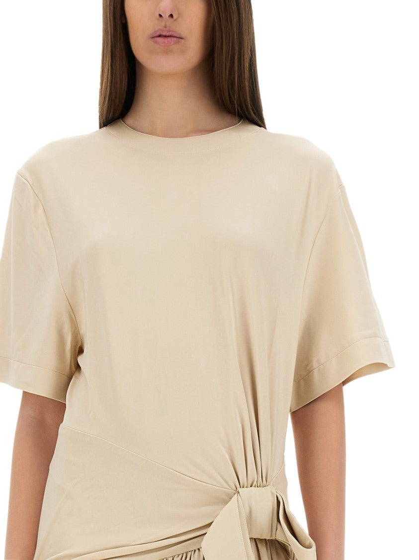 Rabanne Mini Dress With Playful Bow Detail