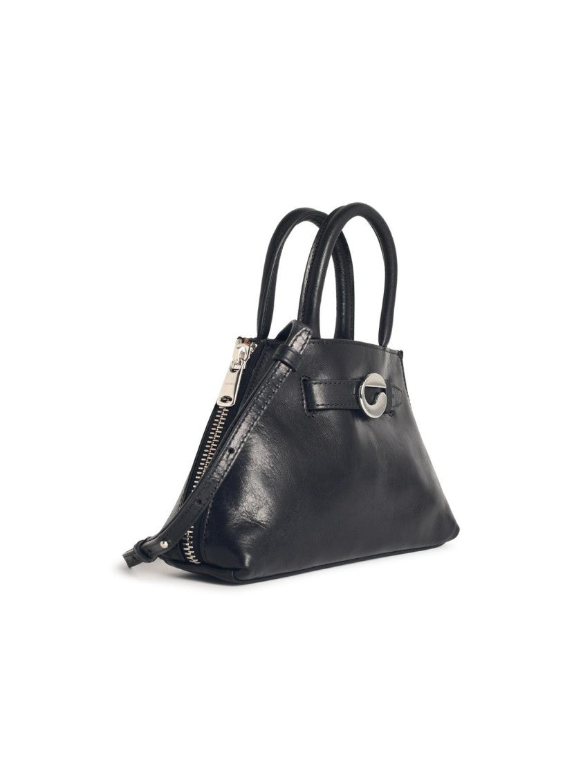 Coperni Data' Mini Bag In Black Leather