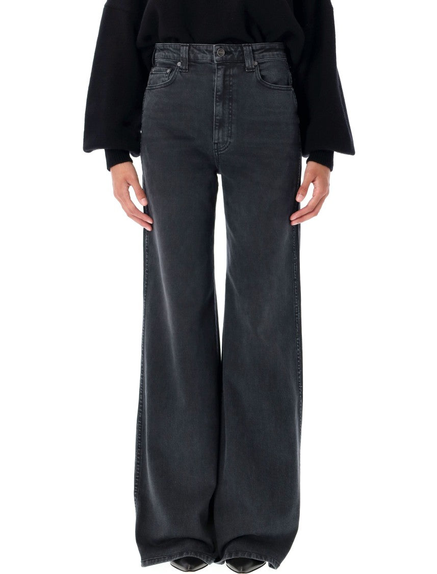 Khaite Washed Black Dane Jeans