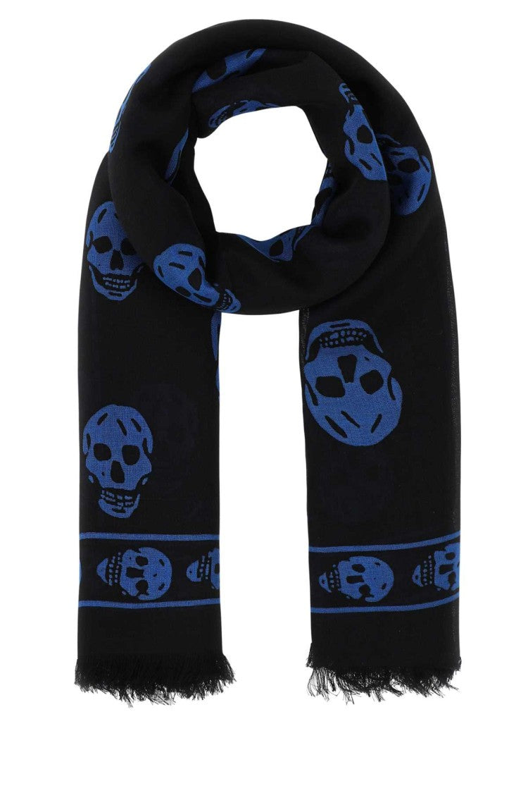 Alexander Mcqueen Printed Modal Blend Foulard