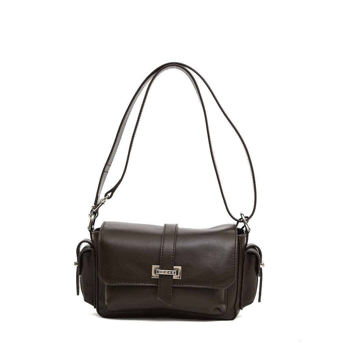 Hogan Brown Leather Camera Bag