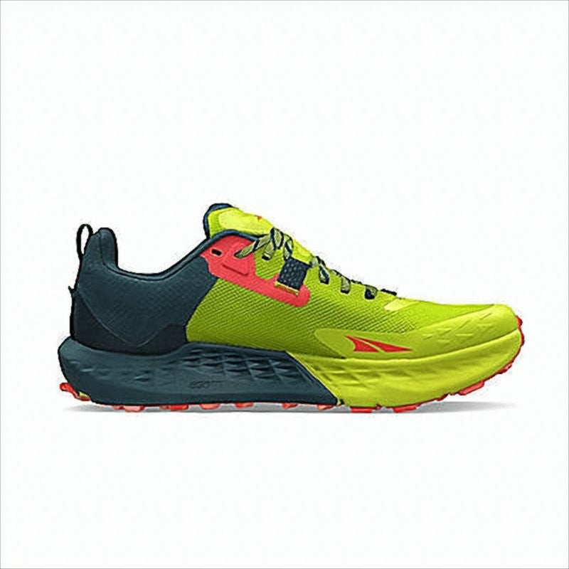 Altra Neon Yellow Mesh Sneakers With Vibram Sole