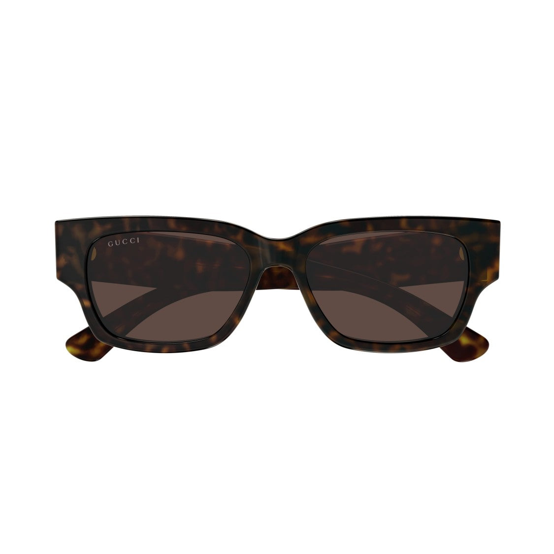 Gucci Gg1794s Tortoiseshell-Pattern Rectangular Sunglasses