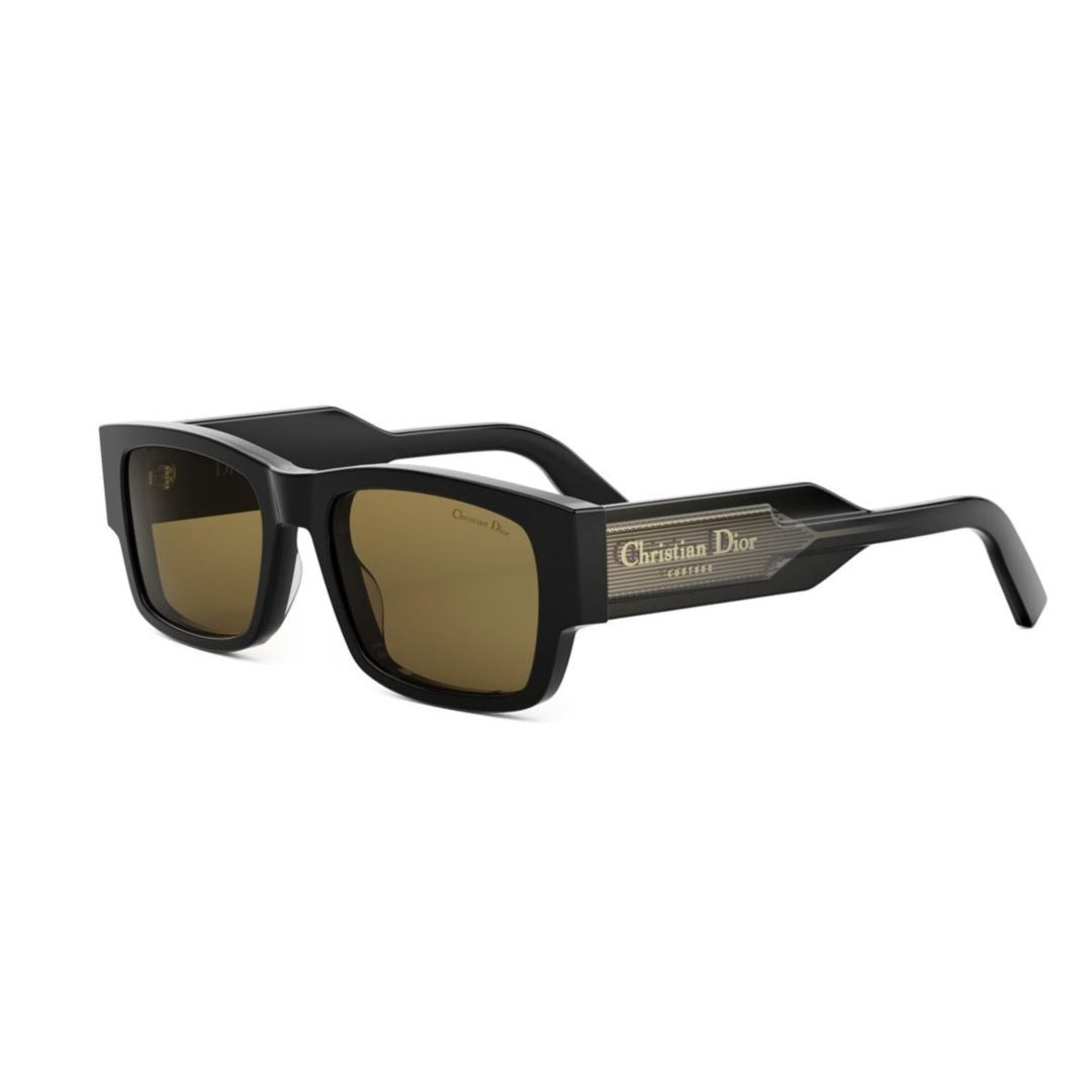 Dior Christian  Label S1i Bold Rectangular Frame Sunglasses