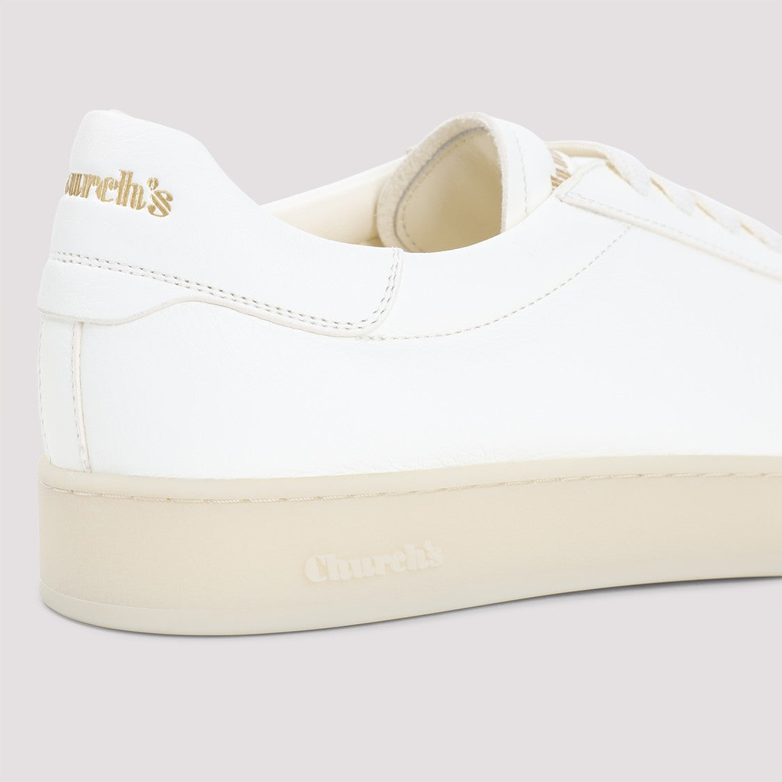 Church's Ivory White Deer Leather Largs 2 Shoes