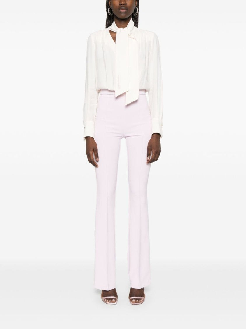 Elisabetta Franchi Fitted Jumpsuit With Flared Pants
