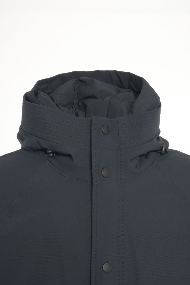 Alpha Tauri Parka With Fixed Hood And Concealed Zip Closure
