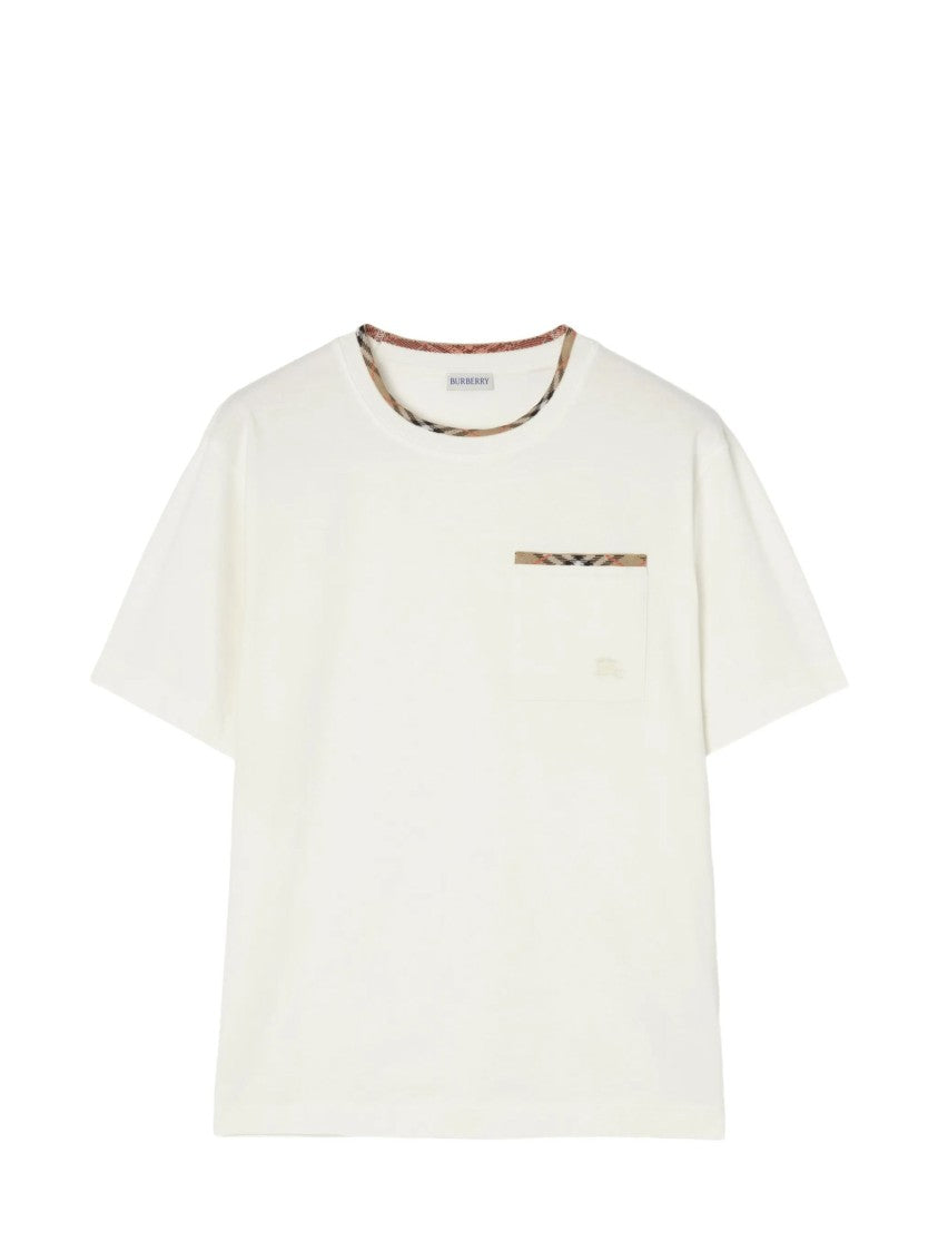 Burberry Black Cotton Logo T-Shirt