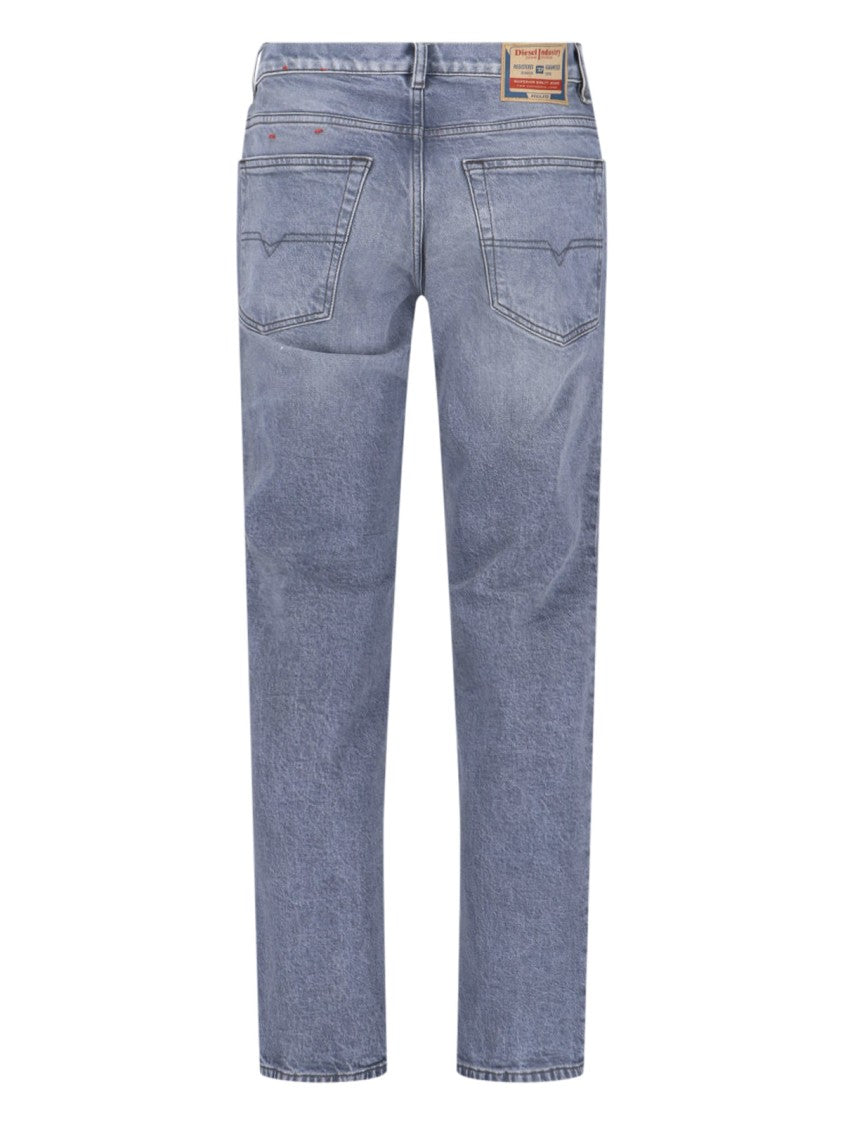 Diesel Slim-Fit Stretch Denim Jeans With Five-Pocket Design