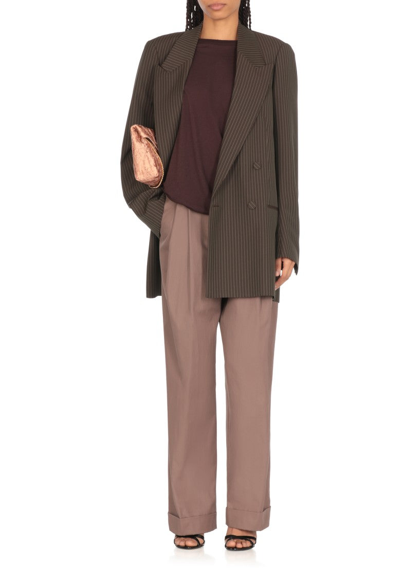 Dries Van Noten Relaxed Fit Cotton Pants