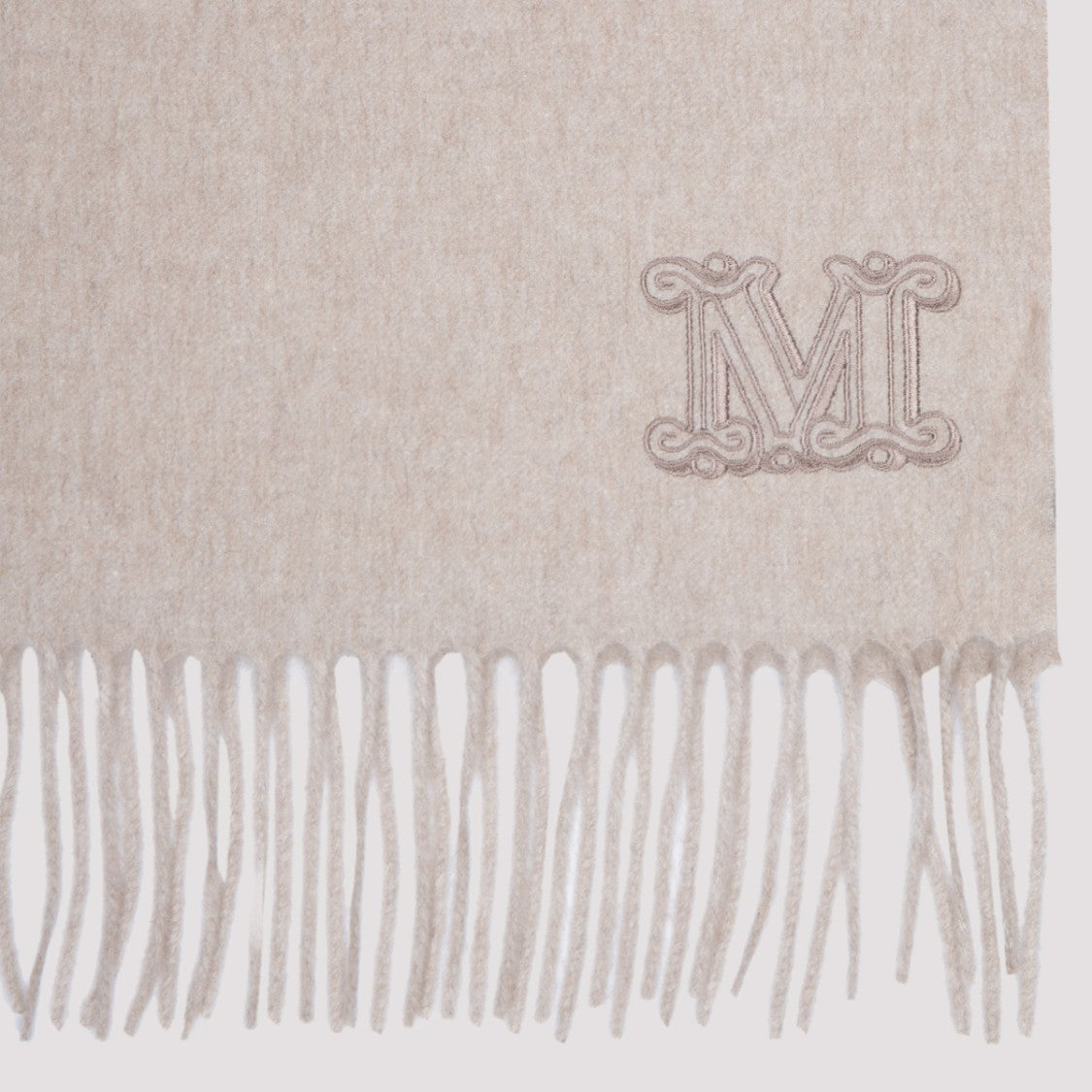 Max Mara Cashmere Scarf With Fringed Hem