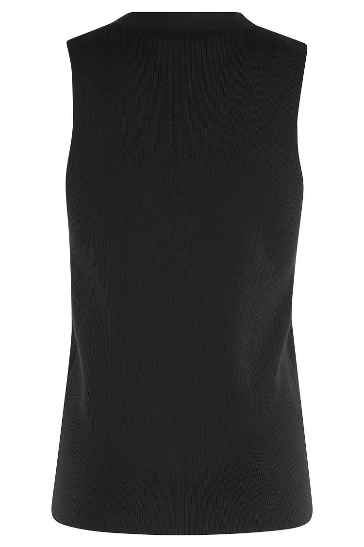 Anine Bing Black Lawrence Knit Vest
