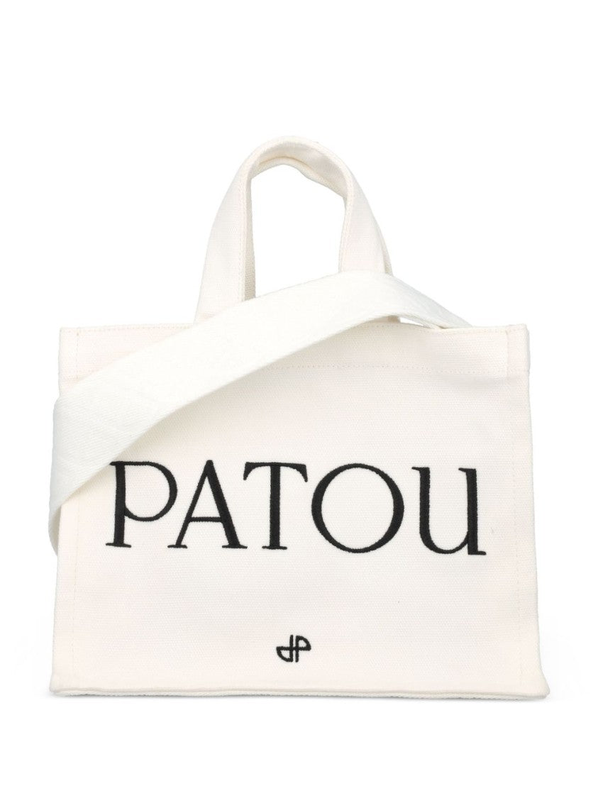 Patou Small Canvas Tote Bag