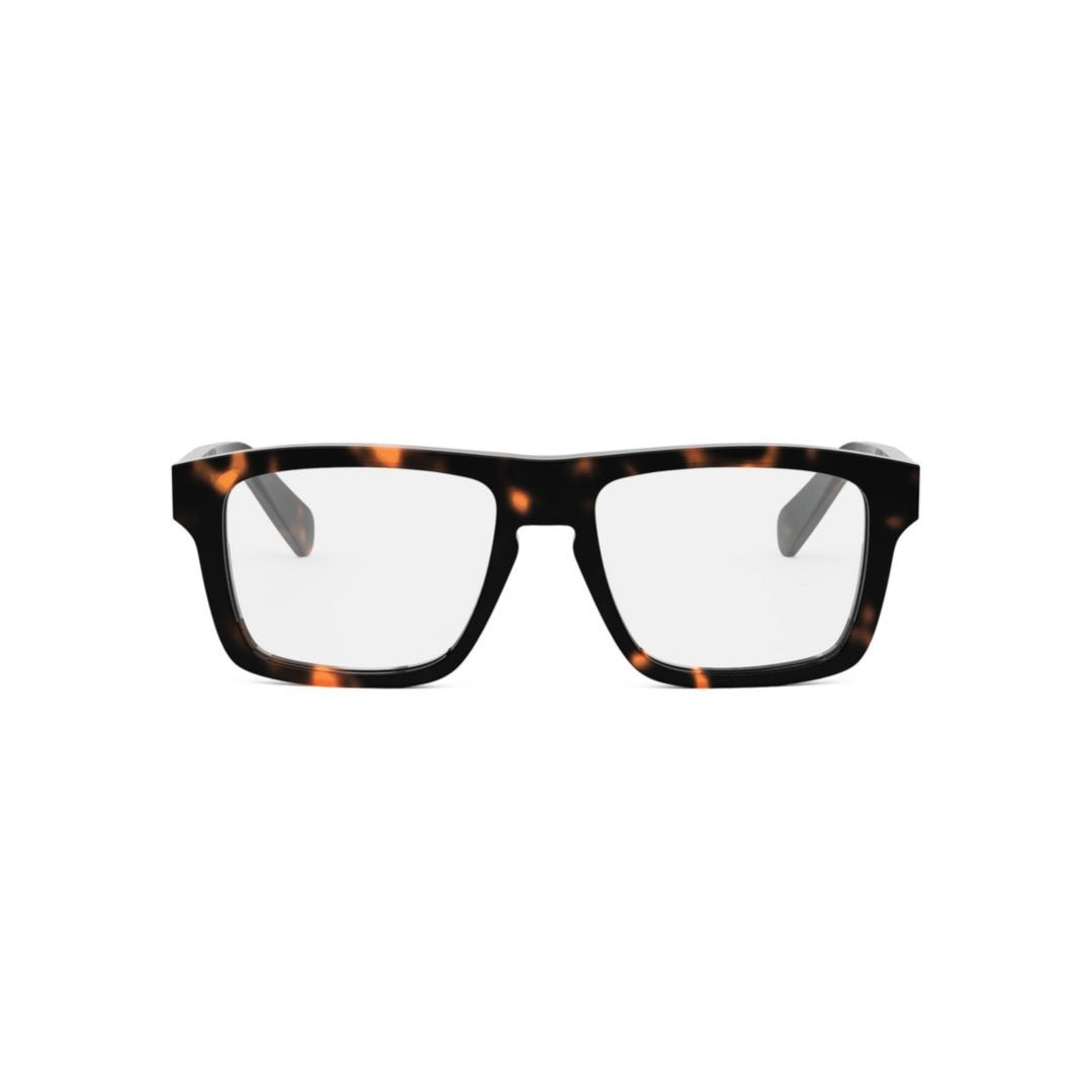 Celine Cl50160i Rectangular Tortoiseshell Eyeglasses
