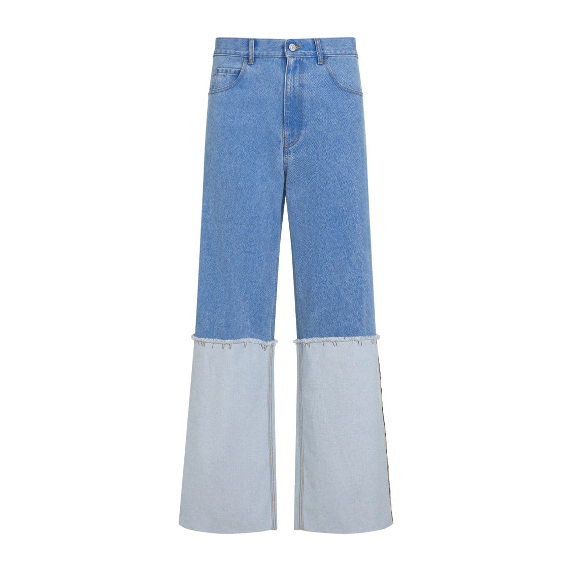 Marni Blue Cobalt Cotton Trousers