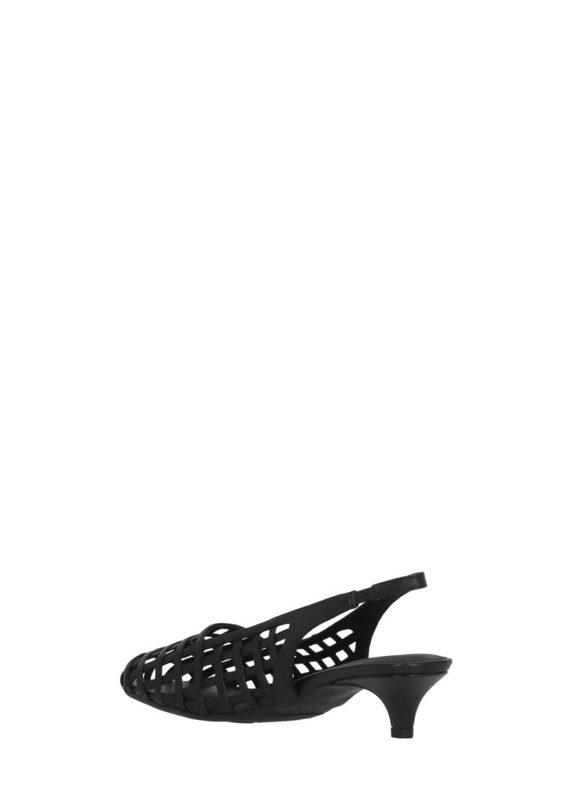Ash Black Enji Cut-Out Pumps