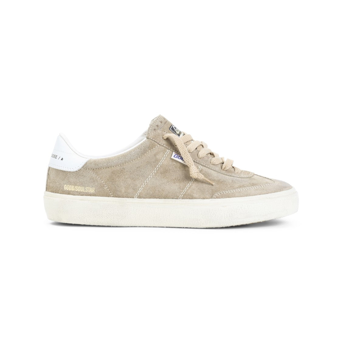 Golden Goose Low-Top Beige Suede Sneakers