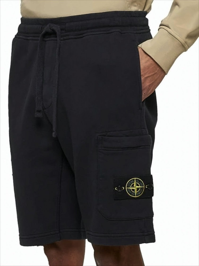 Stone Island Relaxed-Fit Shorts With Elastic Waistband